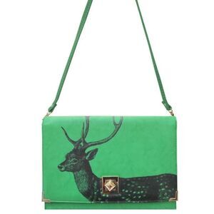Disaster Designs Heritage and Harlequin Deer Crossbody Bag NIB